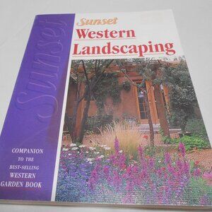 SUNSET WESTERN LANDSCAPING BOOK BEAUTIFUL PICTURES LG PRINT VINTAGE 1977 EUC 📘